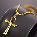 Solid Ankh Pendant Necklace