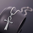 Solid Ankh Pendant Necklace