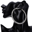 Around The Way Rhinestone Earrings