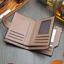 Men's Leather Zipper Wallet