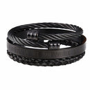Cuffed Roman Numeral Bracelet Set