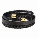 Cuffed Roman Numeral Bracelet Set