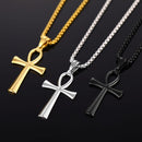 Solid Ankh Pendant Necklace