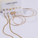 Stud Hoops & Tassels Earring Sets