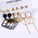 Stud Hoops & Tassels Earring Sets