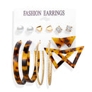 Stud Hoops & Tassels Earring Sets