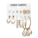 Stud Hoops & Tassels Earring Sets