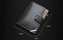 Men's Leather Zipper Wallet